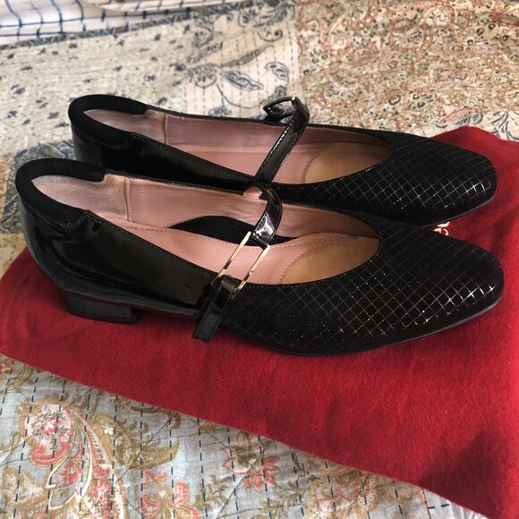 BeautiFeel Mary Jane Patent Leather & Suede Size 39/8.5 - Picture 5 of 11
